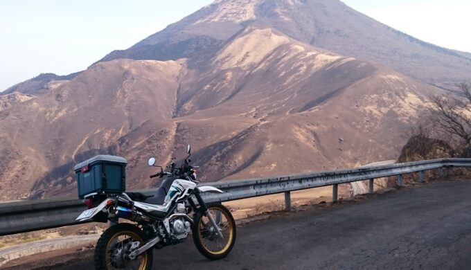 弾丸フェリーで阿蘇をブラブラ、セロー250