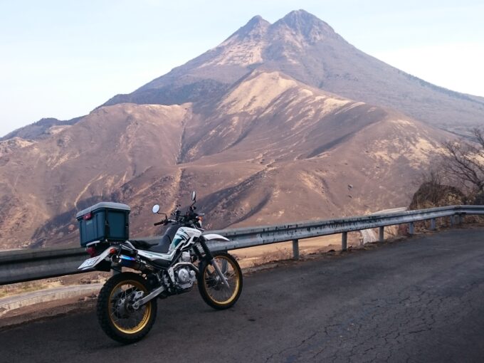 弾丸フェリーで阿蘇をブラブラ、セロー250