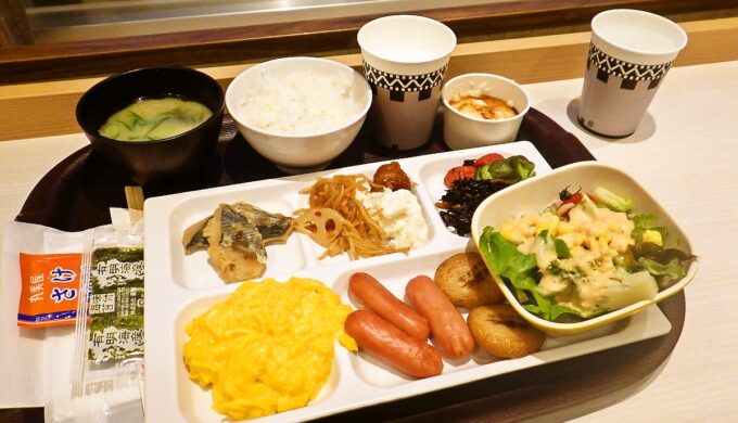 朝食ビュッフェ