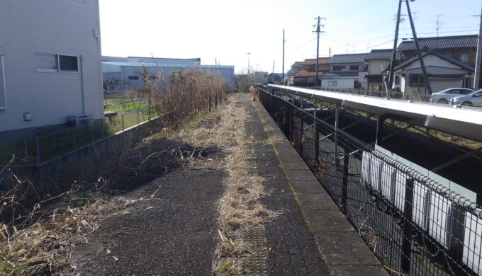 名鉄竹鼻線　牧野駅跡