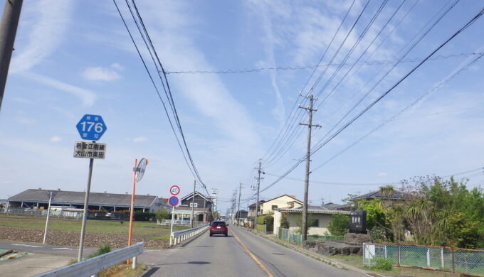 青塚砦までの道