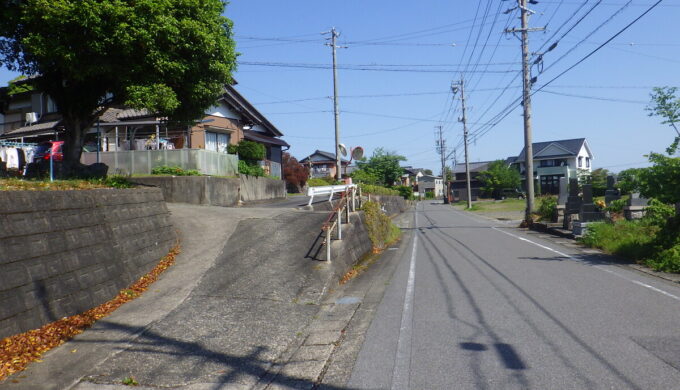 国道258から西進